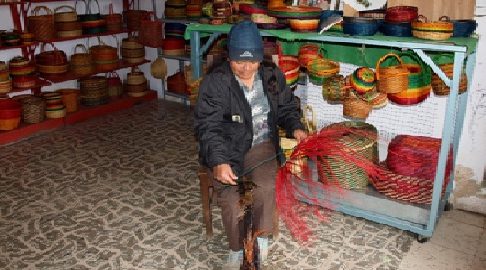 Artesania en Esparto,Cerinza
