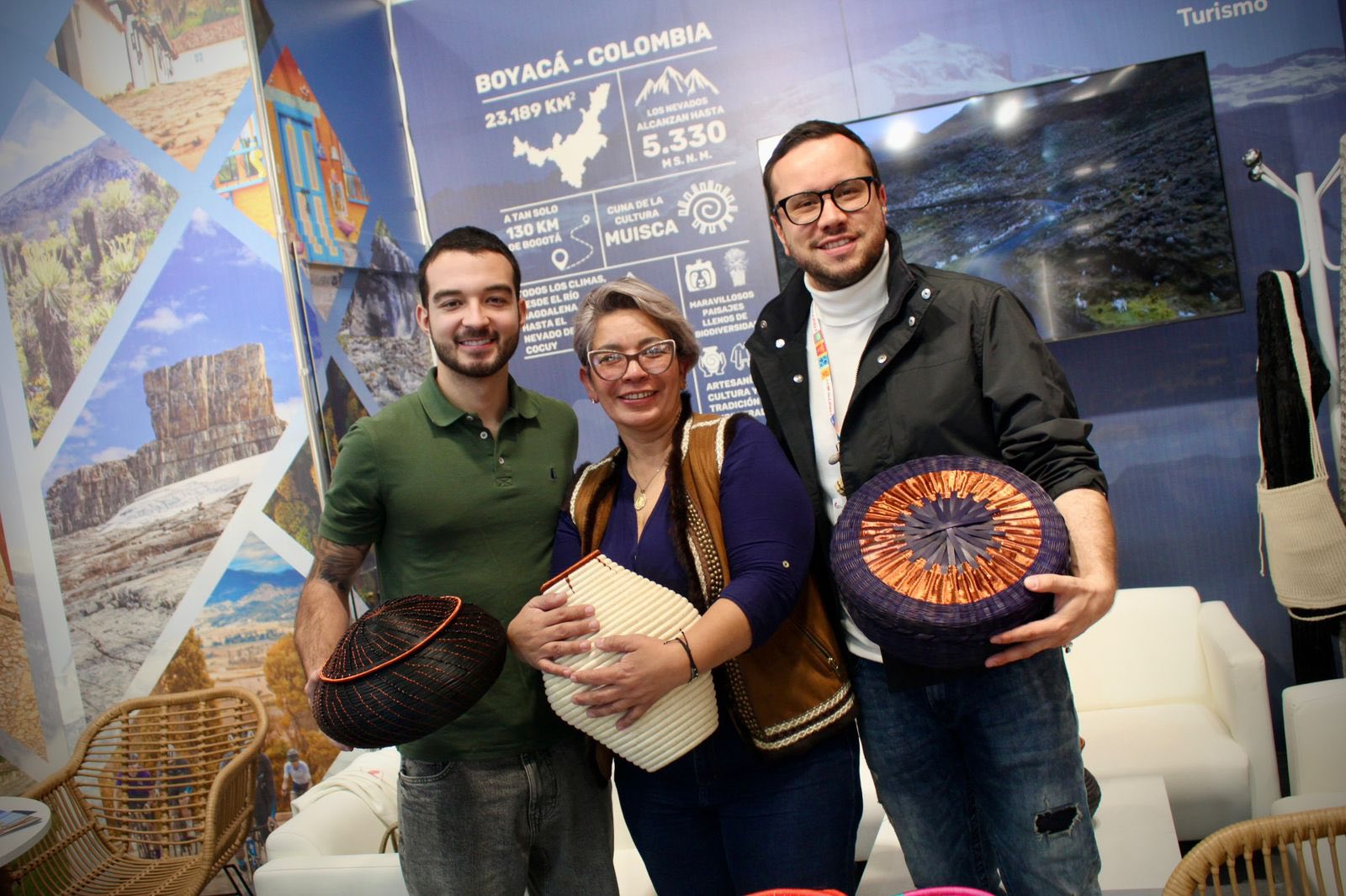 Artesanías tradicionales de Boyacá exhibidas en FITUR 2026